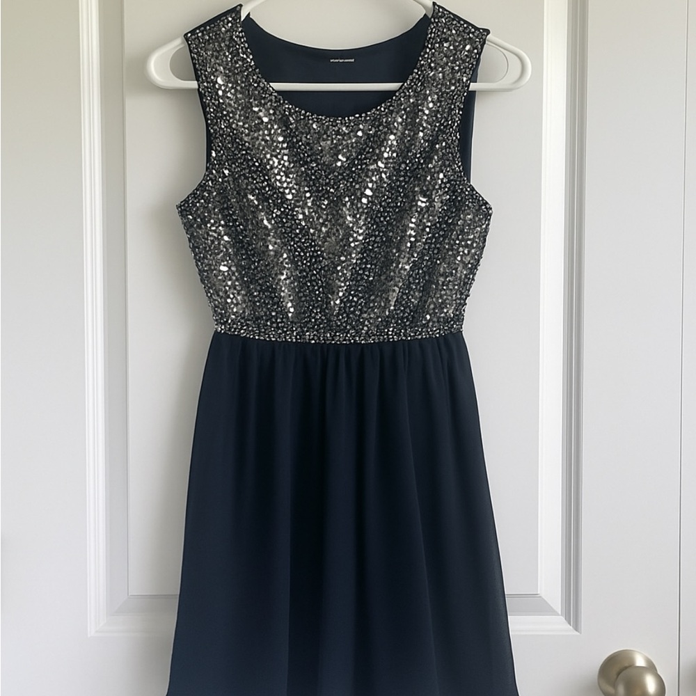 As U Wish Midnight Blue Dress